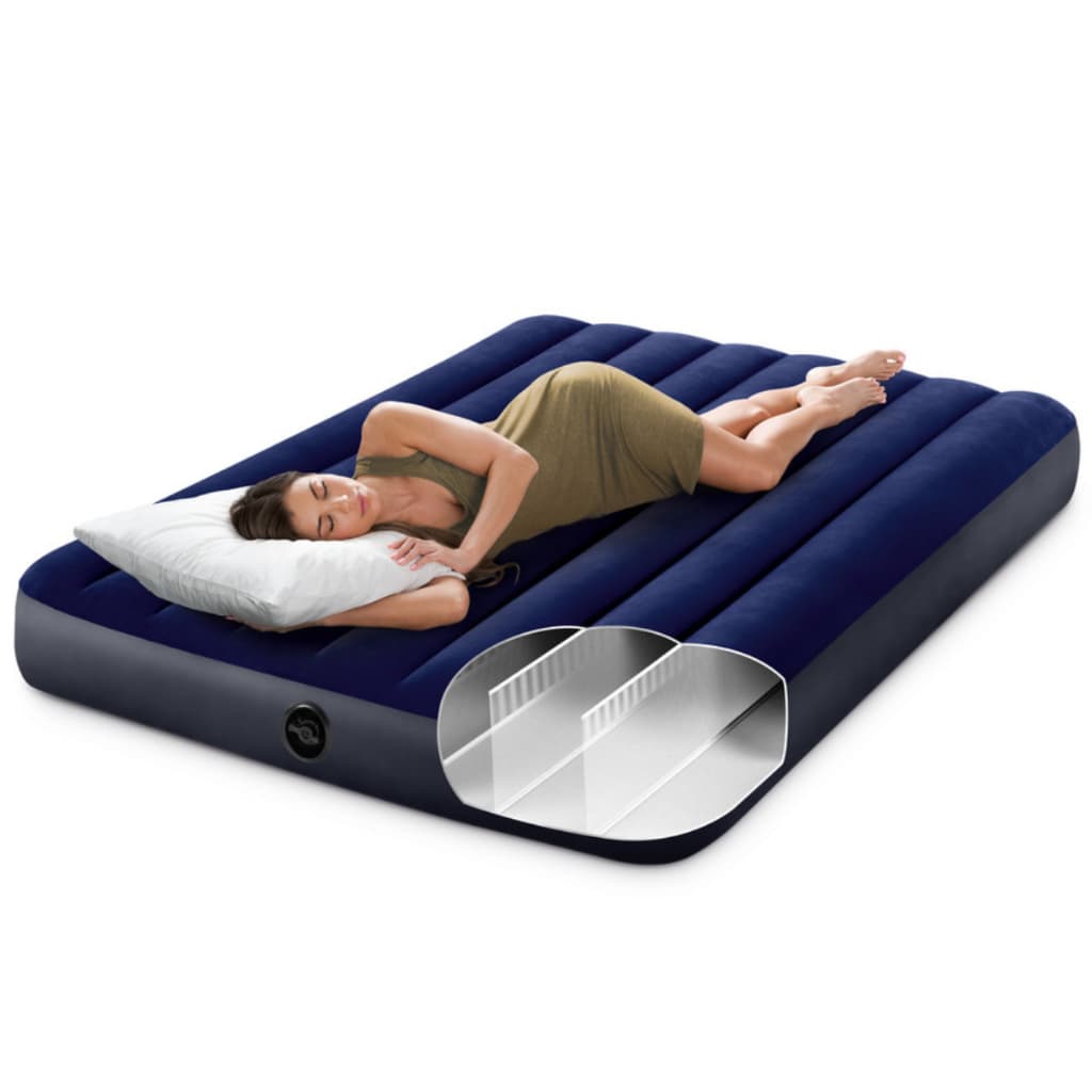 COLCHÃO INFLÁVEL CASAL INTEX RESISTENTE ATÉ 272kg - PERFEITO PARA CAMPINGS VIAGENS E VISITAS