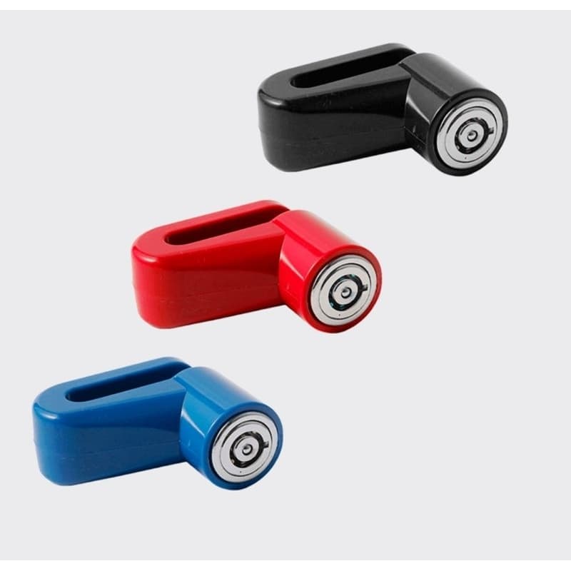 Cadeado Trava de Disco Universal com Chave Para Veículos Moto e Bicicleta