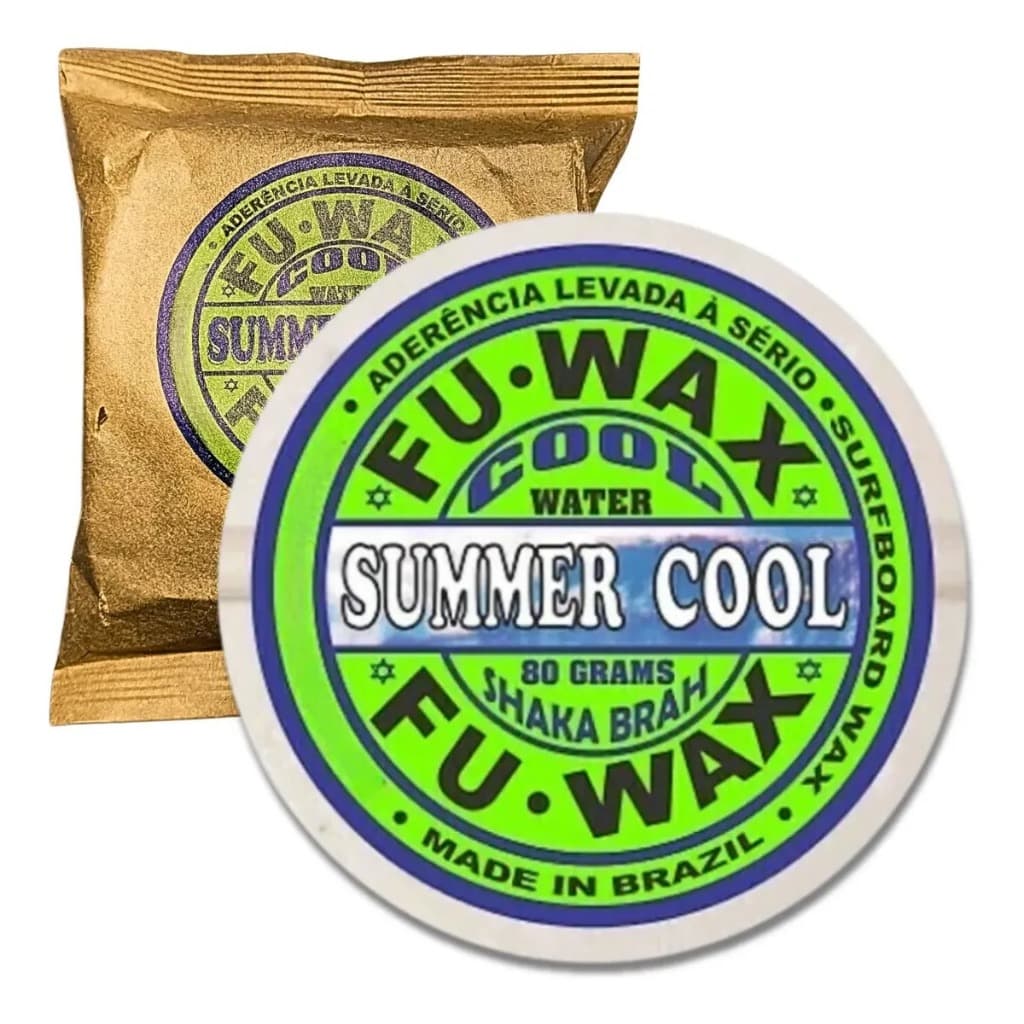 Parafina Fuwax Para Água Fria Prancha de Surf Summer Cool 80g