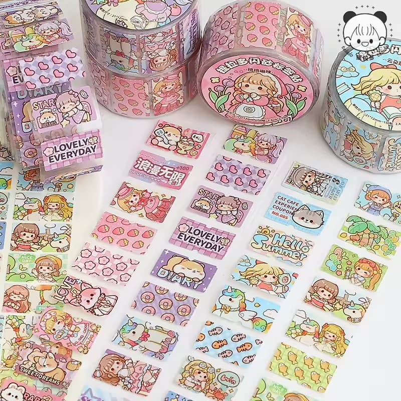 Telado Washi tape adesivos novidade menininha fofa scrapbook