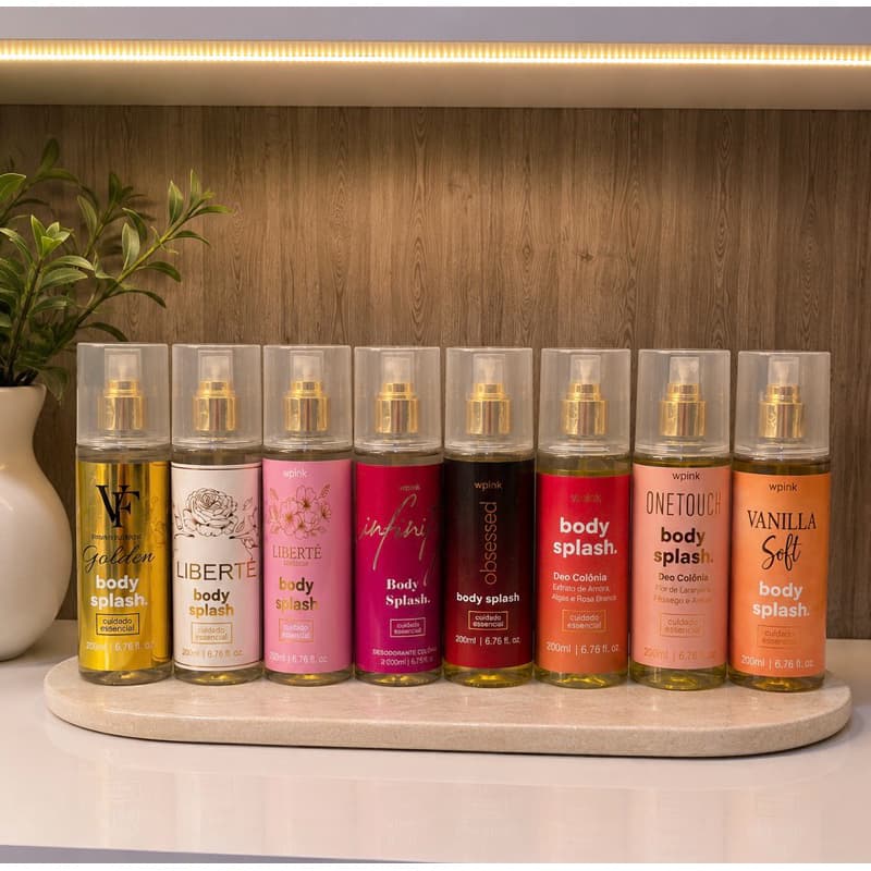 Body Splash Feminino 200ml - Deo Colonia - Refrescante - VF