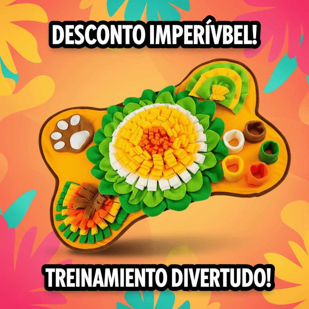 Tapete De Fucar Faro Pet Comedouro Lento Enriquecimento Ambiental Cachorro Brinquedo Interativo Esconde Petisco Feltro