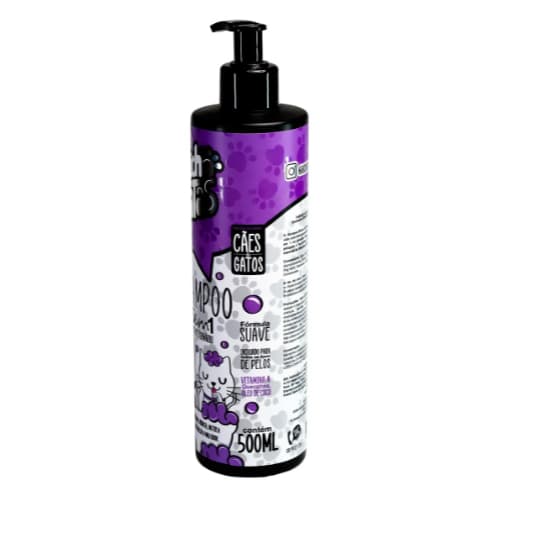 SHAMPOO 5 EM 1 PARA CÃES E GATOS - 500ML