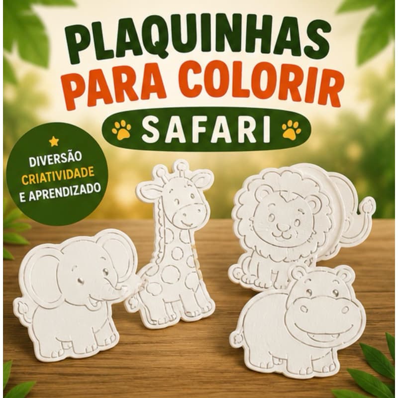 Plaquinha Para Colorir Infantil | Desenho criativo | Presentes festas infantil
