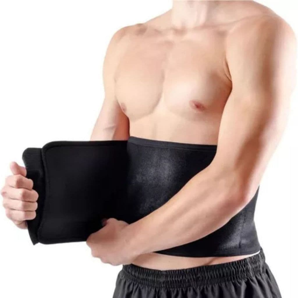 Cinta Térmica Compressão Abdominal Lombar Plus Size Unissex Ajusta Pós Parto Operatório Hidrolight
