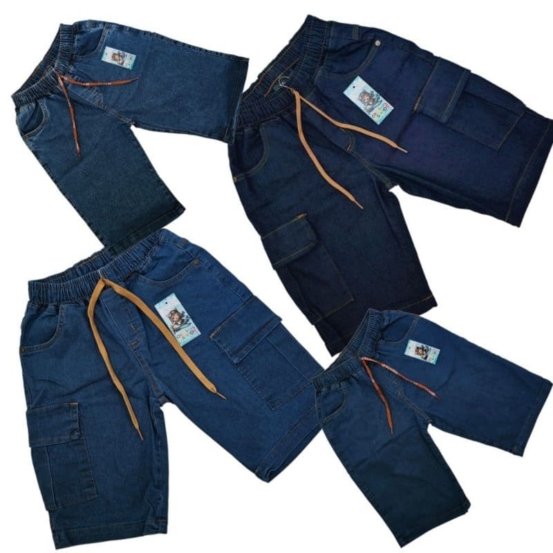 Bermuda jeans de cordão juvenil menino tamanho 10 ao 16 infantil bermuda de elástico total  bermuda básica infantil