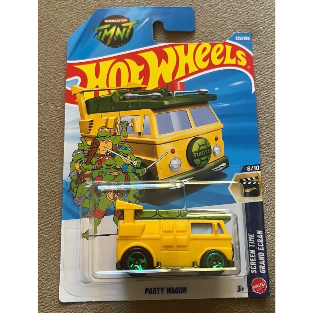 Carrinho Miniatura Hot Wheels Party Wagon - Tartaruga Ninja LOTE N