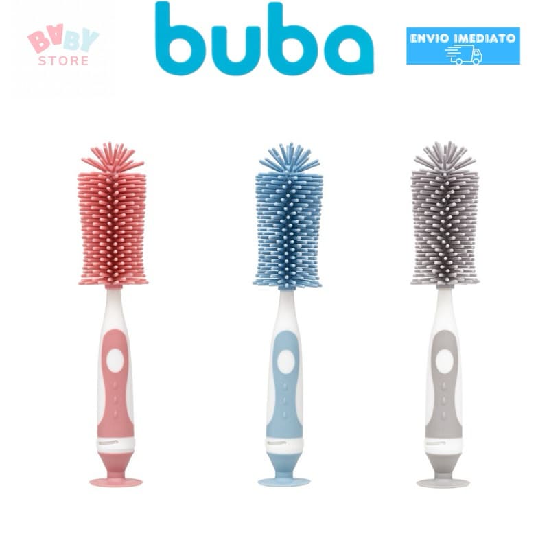 Escova para Mamadeira em Silicone Buba