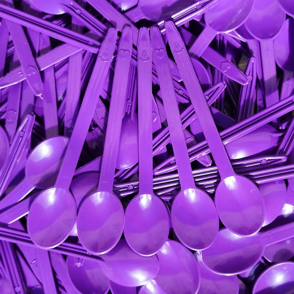 4.000 Unid. colher açaí sorvete bolo sobremesa colherzinha descartável plástico reforçada