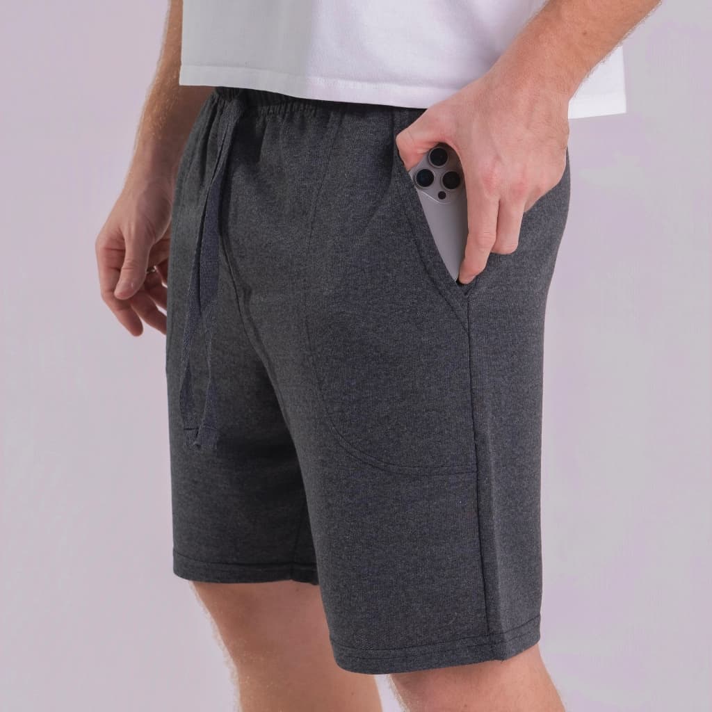 Bermuda Moletom Treino Casual Shorts Moletom Academia Bermuda Masculina Shorts Masculino Moletom