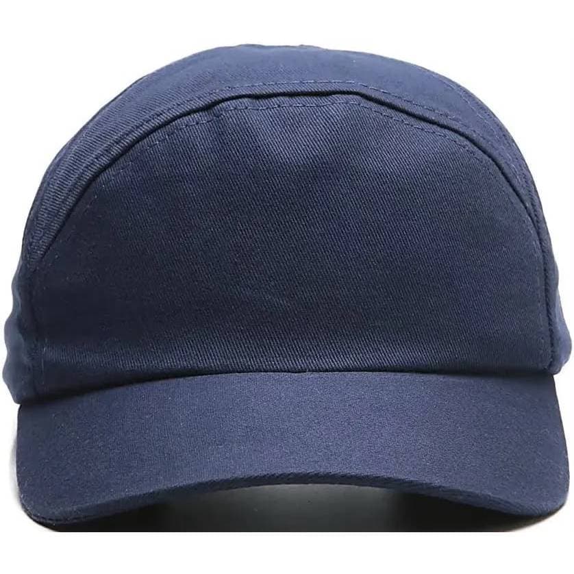 Boné Casquete Segurança EPI COMPROT Proteção Cabeça Azul Escuro Obra Uniforme