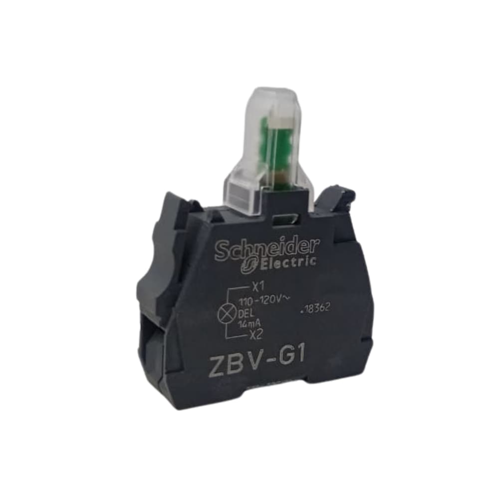 Bloco Luminoso Led Branco 110v Zbvg1 Schneider Electric