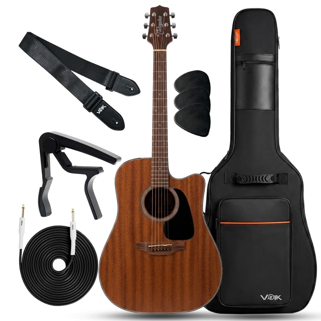 Kit Violão Takamine GD11MCE-NS Aço Elétrico + Capa Completo