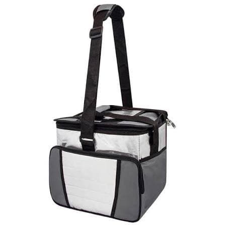 Bolsa Térmica Cooler MOR 24 Litros Cinza Alça e Bolsos