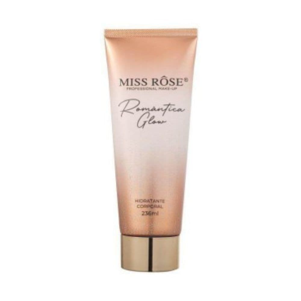 Hidratante Corporal Glow Miss Rôse Com Brilho Dourado Creme Iluminador Perfumado Body Lotion 236ml