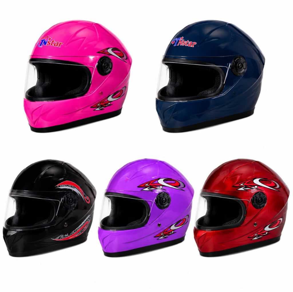 CAPACETE INFANTIL FECHADO-KIDS TNSTAR-CORES