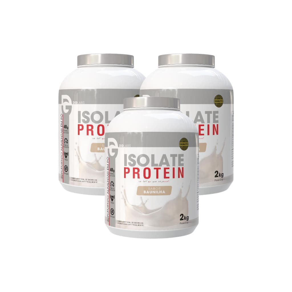 Kit 3x Isolate Protein 2kg - DG Labs