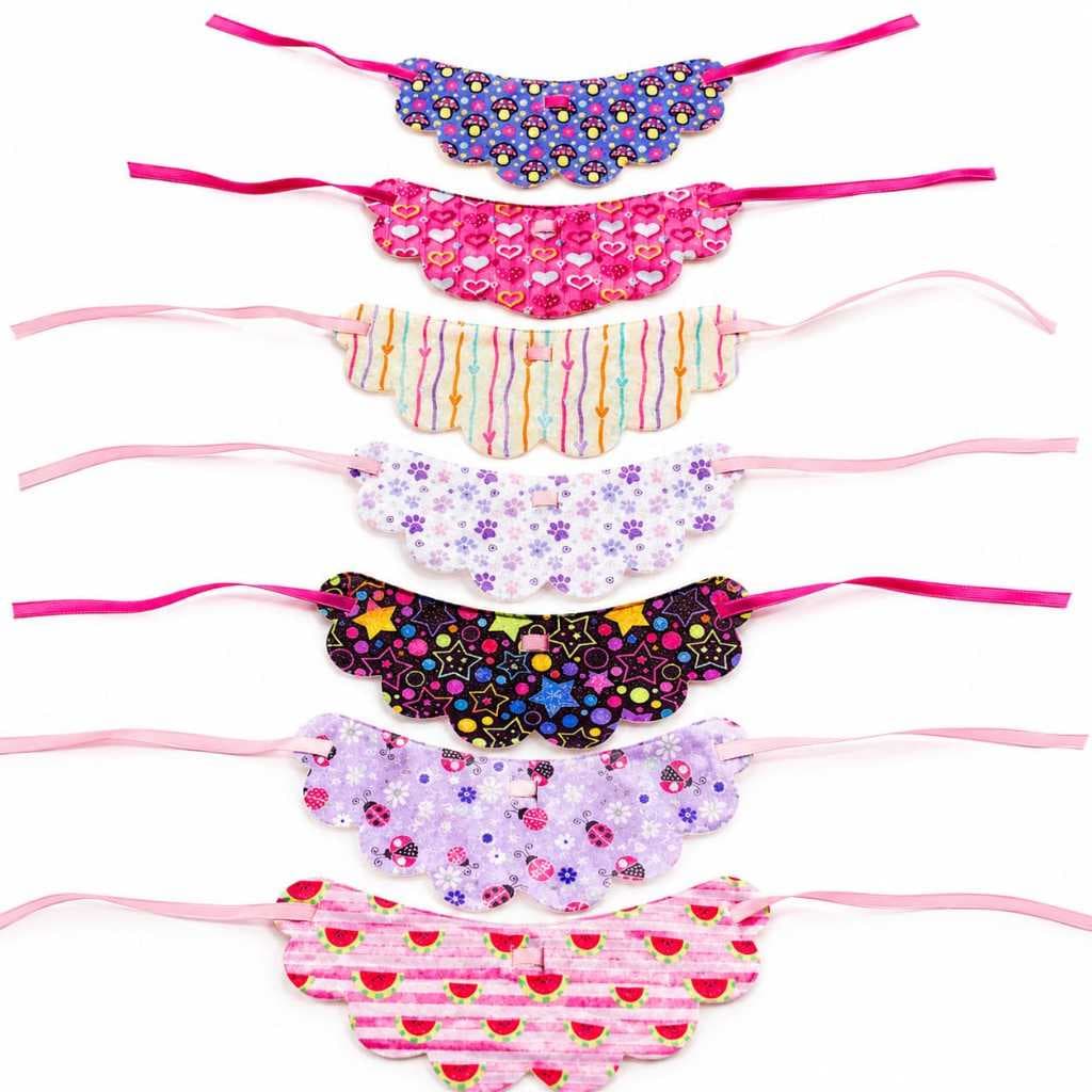 Kit Gargantilha Pet Shop Laços Colar Bandana Gargantilha Cachorros Gatos