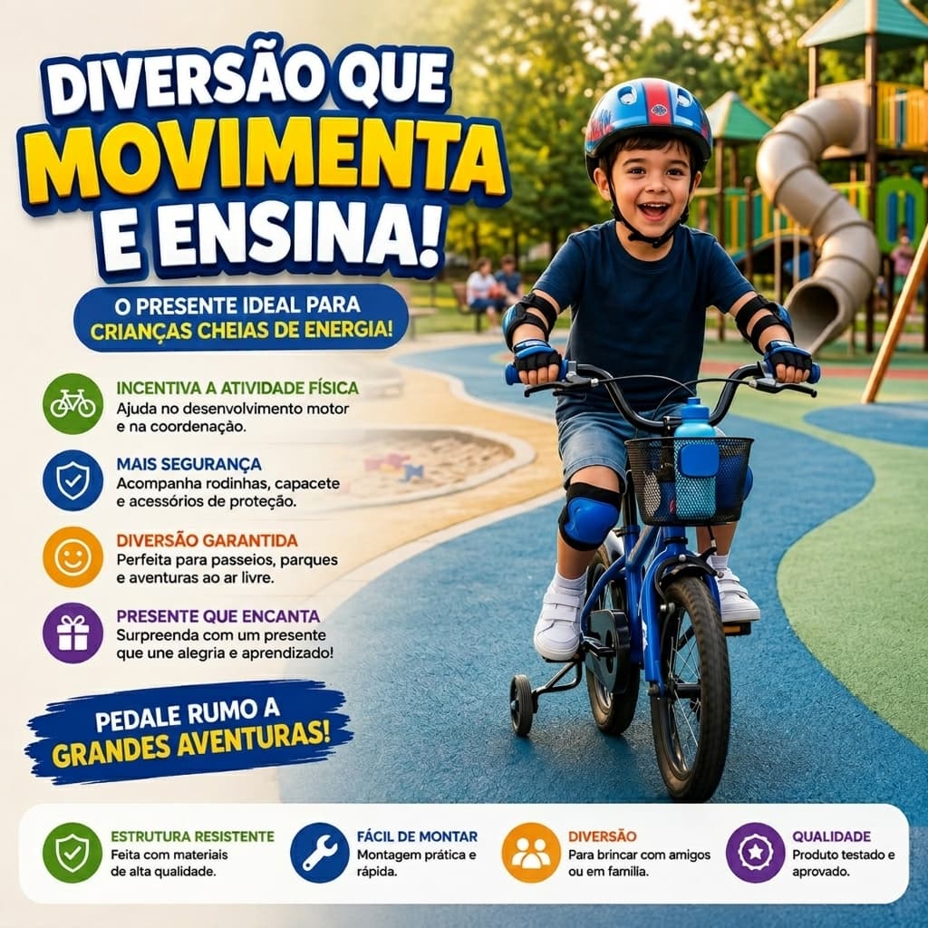 Kit De Protecao Infantil Completo 7 Pecas Capacete Joelheira Cotoveleira