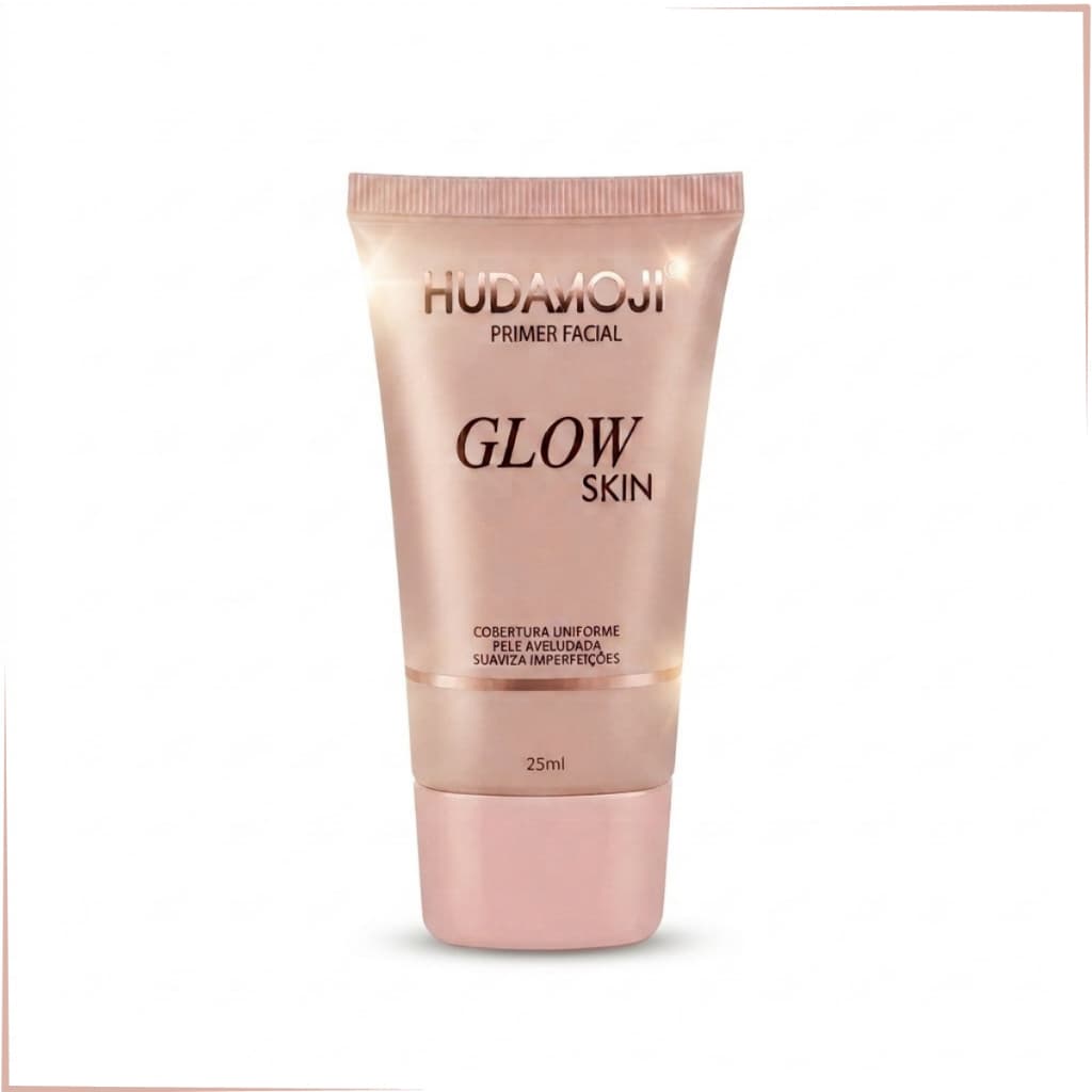 Primer Facial Glow Skin Hudamoji Iluminador Efeito Glow 25ml