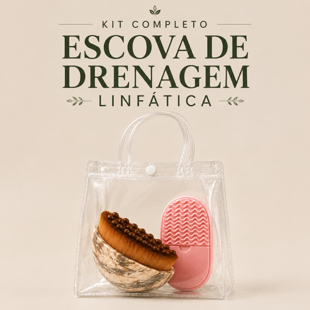 Kit de Autocuidado Facial 3 Peças – Massageador de Drenagem Linfática para Rosto, Queixo e Pescoço + Massageador Facial
