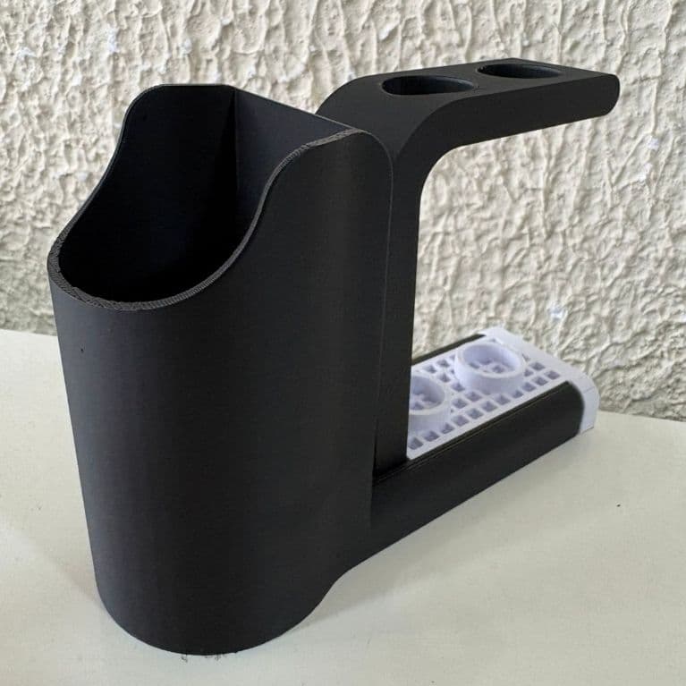 Porta Escova Creme Dental Organizador de Banheiro Multifuncional