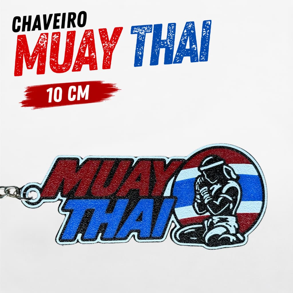Chaveiro Muay Thai Grande 10cm Resistente Para Chaves Mochila Bolsa De Treino