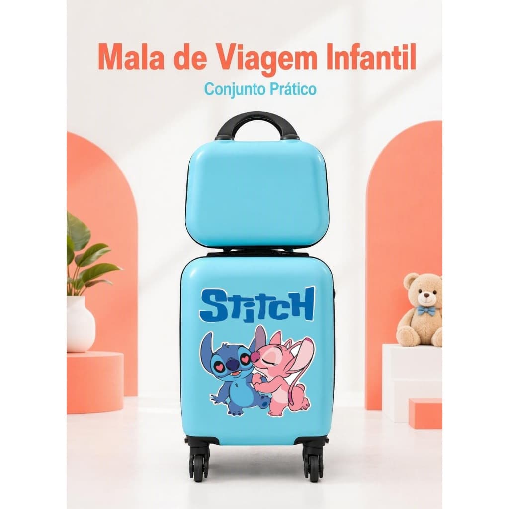mala+F 30*20*44 mala infantil  Mala De Bordo Viagem Rodinhas 360°modelos Modelos e Cores  Rosa ouro  rodinha duplo