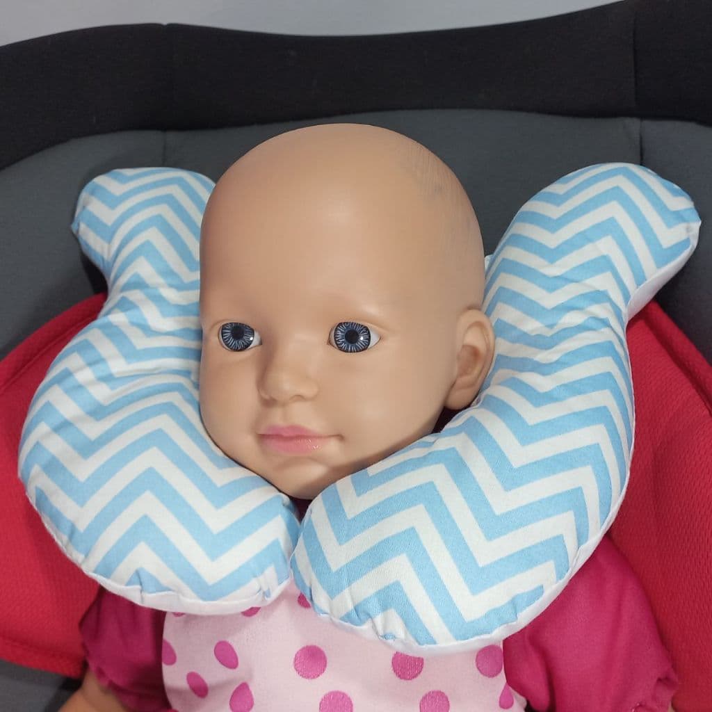 Almofada Para Pescoço Com Apoio Cabeça Bebe Cadeirinha