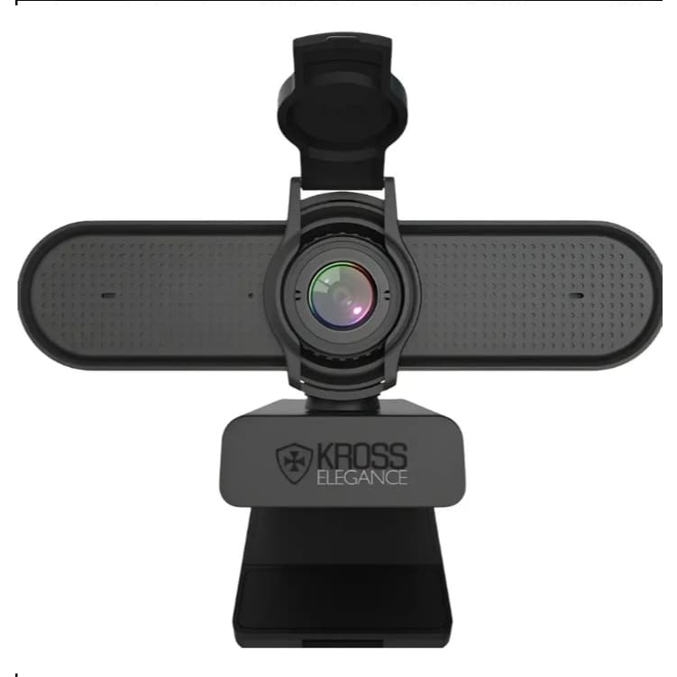 Webcam Kross Elegance, 4K, 1080p, Foco Automático - KE-WBA1084K
