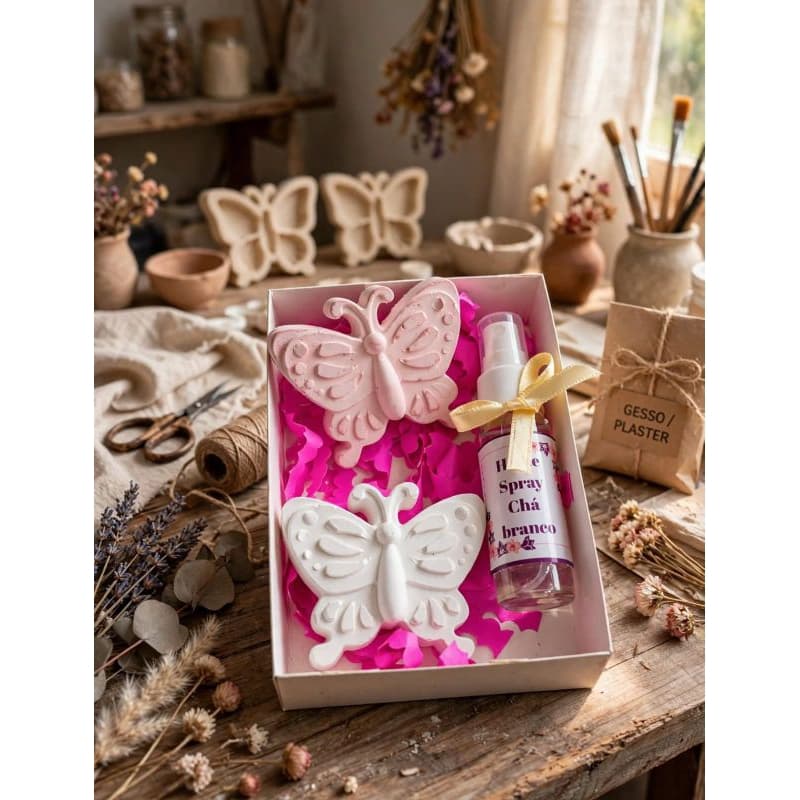kIT PASTILHAS AROMÁTICAS DE GESSO MAIS HOME SPRAY
