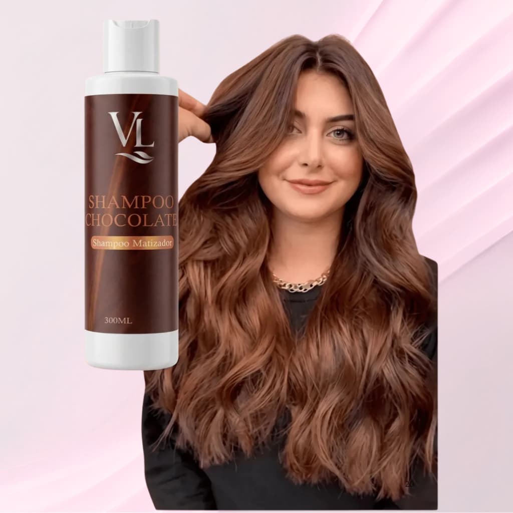 Shampoo Tonalizante Chocolate Sem Amônia 300ml Natural e Vibrante Belveg