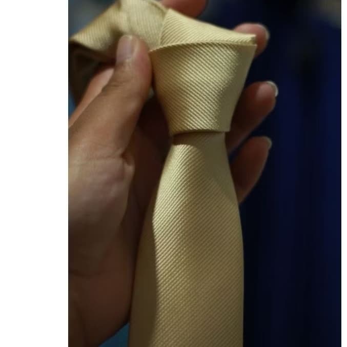 🔥Kit 5 a 20 Gravatas Champagne Semi Slim Masculina Elegante Casamento Festa e Congressos🔥