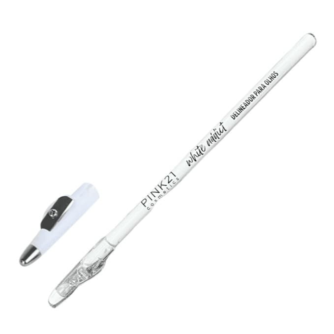 kit 3 Delineador Branco para Olhos com Apontador White Addict Pink 21