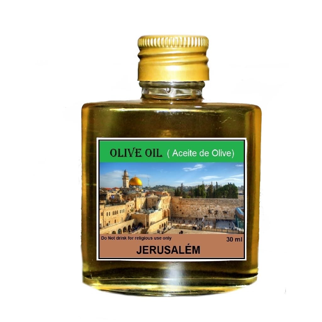 Óleo / Azeite De Oliva Puro Para Unção - 30 Ml - De Israel ##!