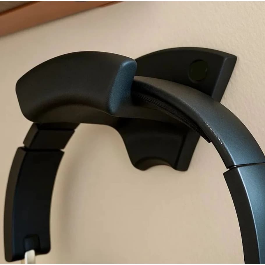 Suporte de Parede para Headset Gamer | Gancho para Headphone e Fone de Ouvido | Organizador em Plástico Resistente