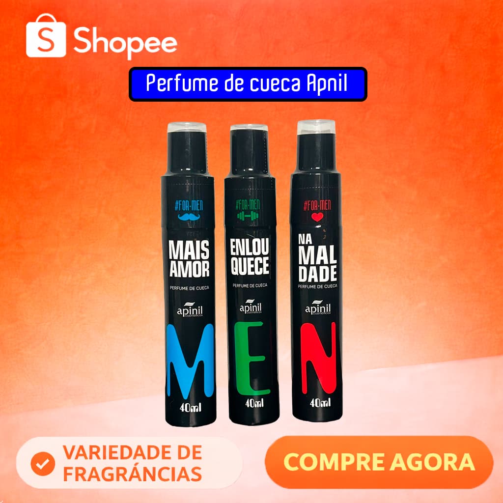 Perfume Masculino Apinil 40ml – Linha MEN – Fragrância Refrescante