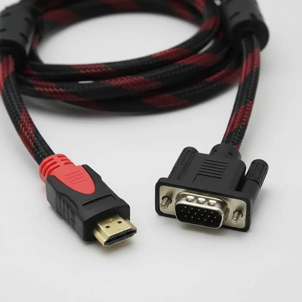 Cabo HDMI para VGA 1.8m It-Blue LE-6619 Conector HDMI/VGA Compatível com Munitor que Tenha Conversor no Sistema