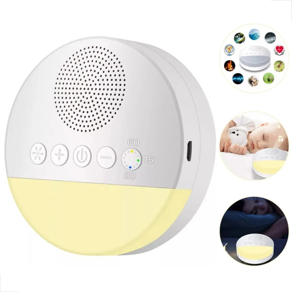 Ruido Branco Bebe Aparelho Som Útero Ninar Relaxante Dormir Branco