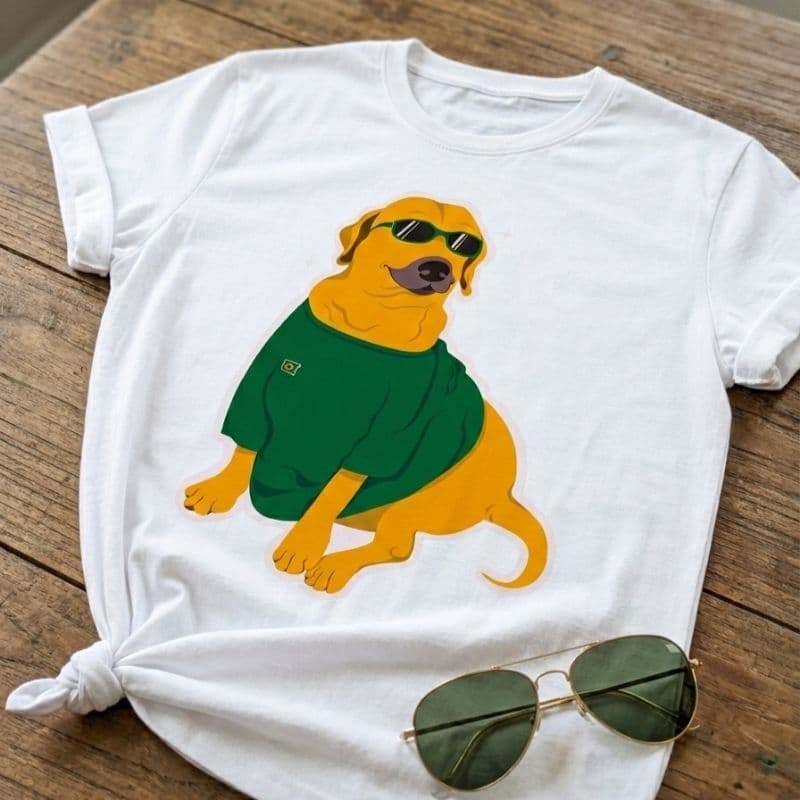 Camiseta DOG Lover Brasil **PREMIUM** 100% Algodão **ENVIO 10H** Oferta Especial Camisetei
