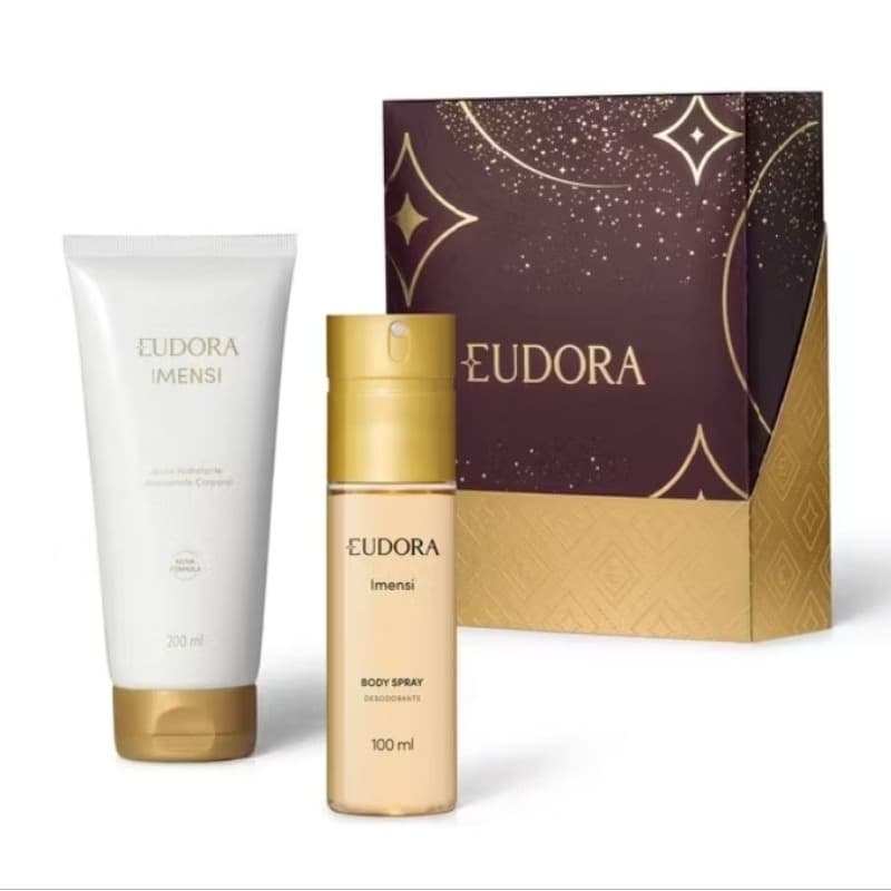 Kit Presente Imensi Eudora Body Spray 100ml + Loção Corporal 200ml