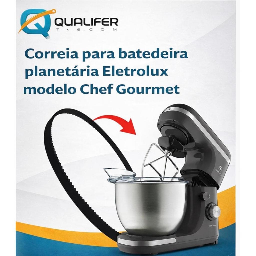 Correia p/ batedeira Planetaria Chef Gourmet