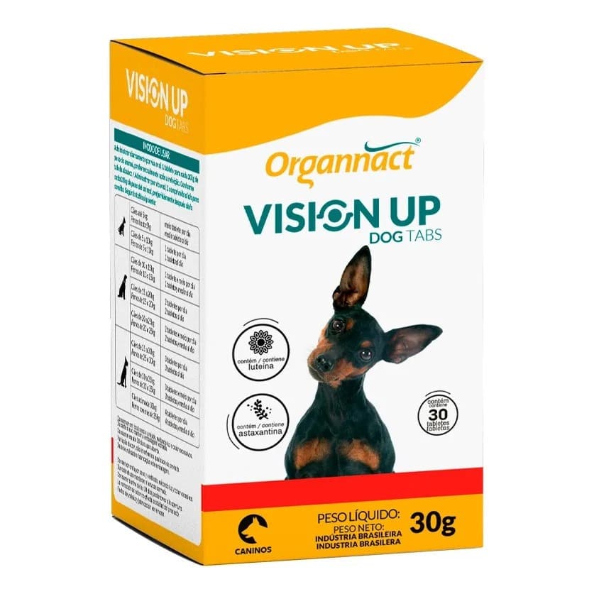 Vision Up Dog Suplemento Nutricional para Cães Saúde e Suplemento Para Visão Cães Original