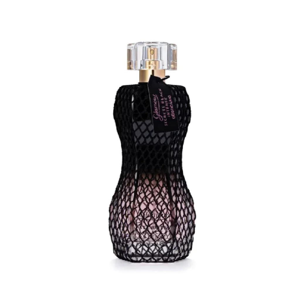 Perfume Glamour Secrets Black Intense Feminino - 100ml