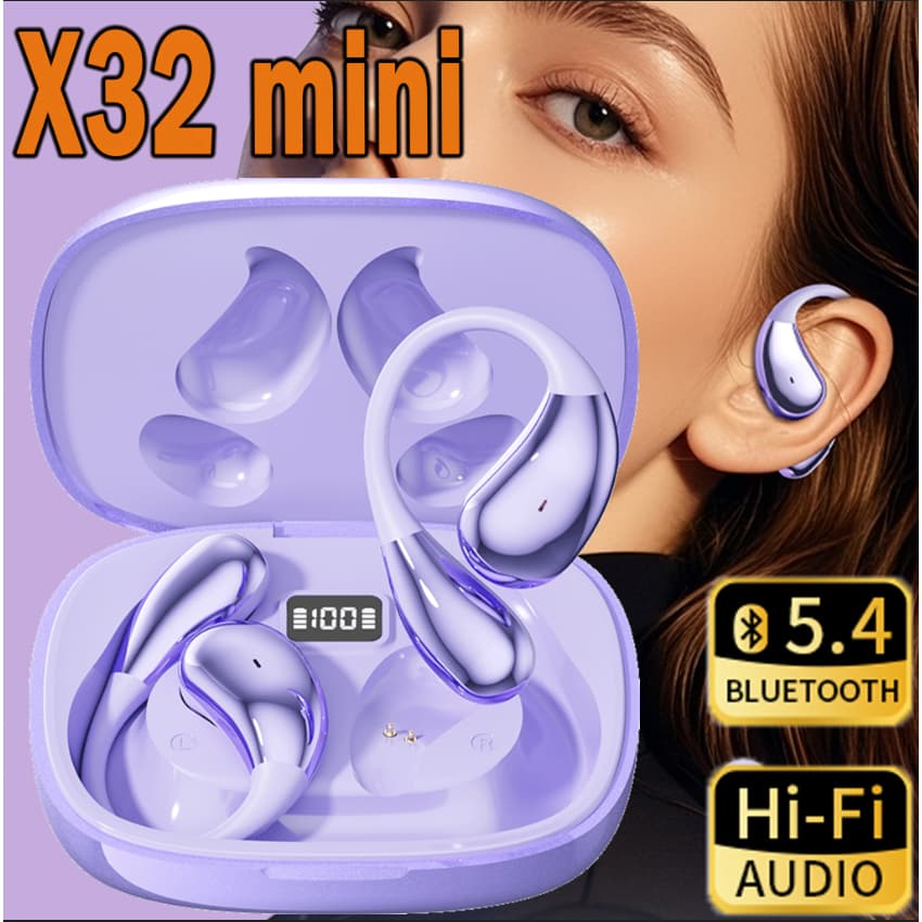 2026 ows X32mini- Fone de ouvido com controle de toque sem latência，fone de ouvido para jogos com microfone
