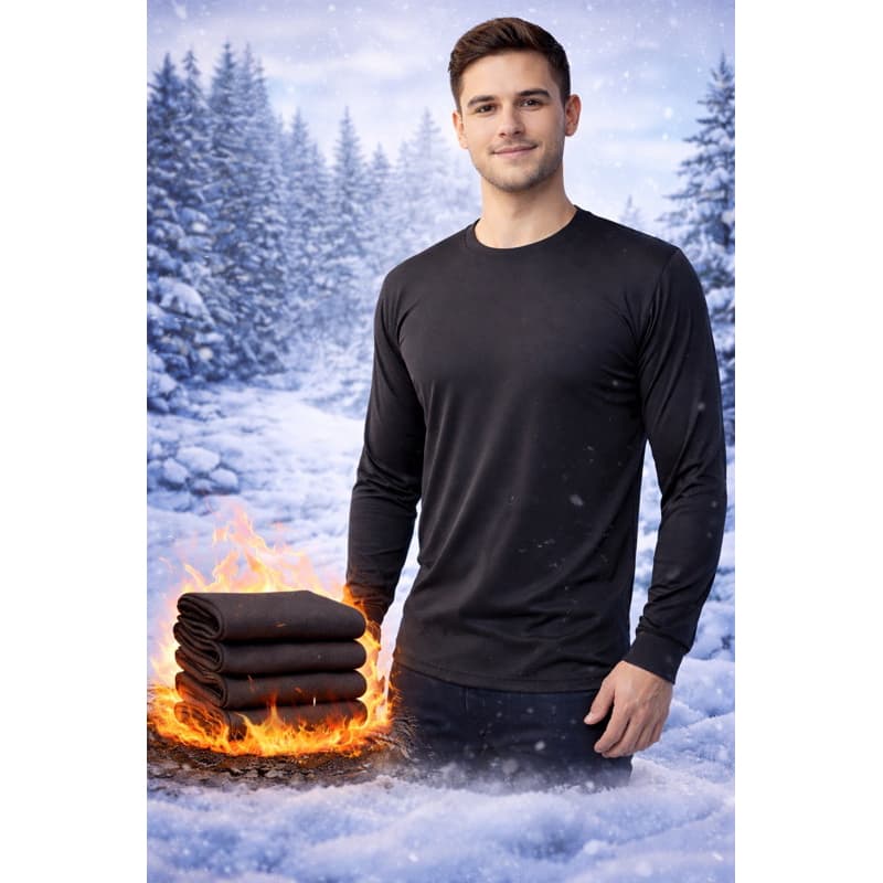 Blusa de Frio Segunda Pele Térmica Manga longa Masculina