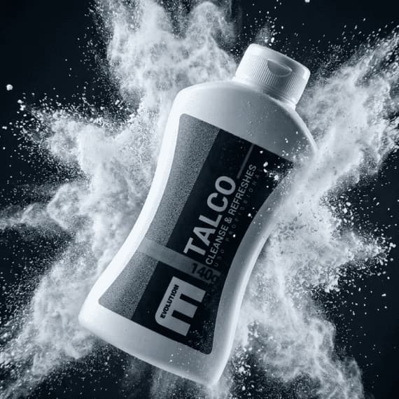 Talco Pós-Barba e Corte Evolution 140g - Proteção e Suavidade