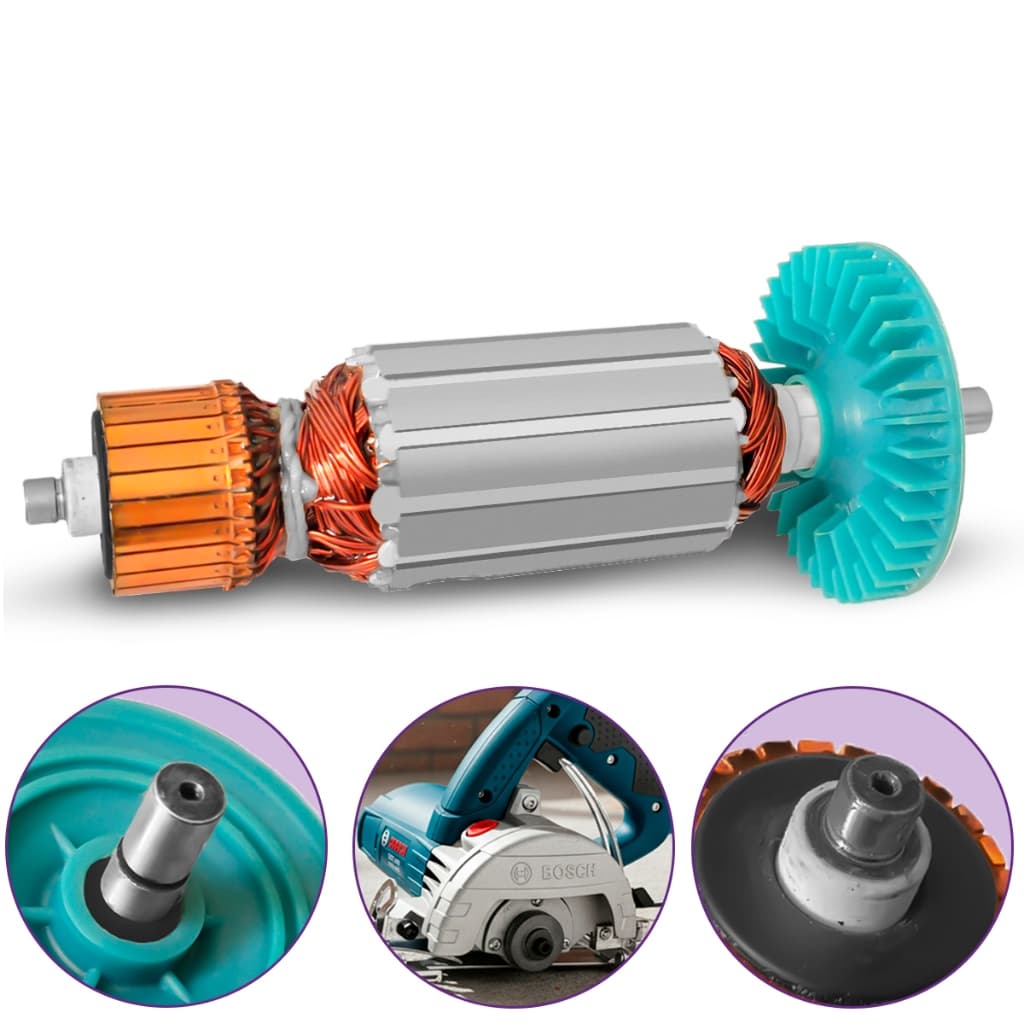 Induzido Rotor Compatível Serra Mármore GDC 14-40 1548 110/220V
