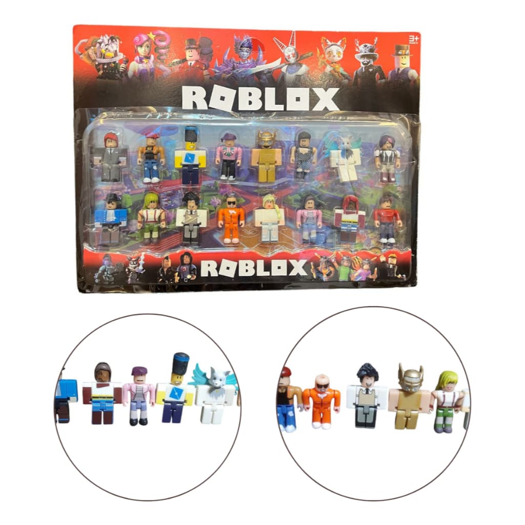 Kit 16 Bonecos Roblox Articulado Brinquedo Infantil