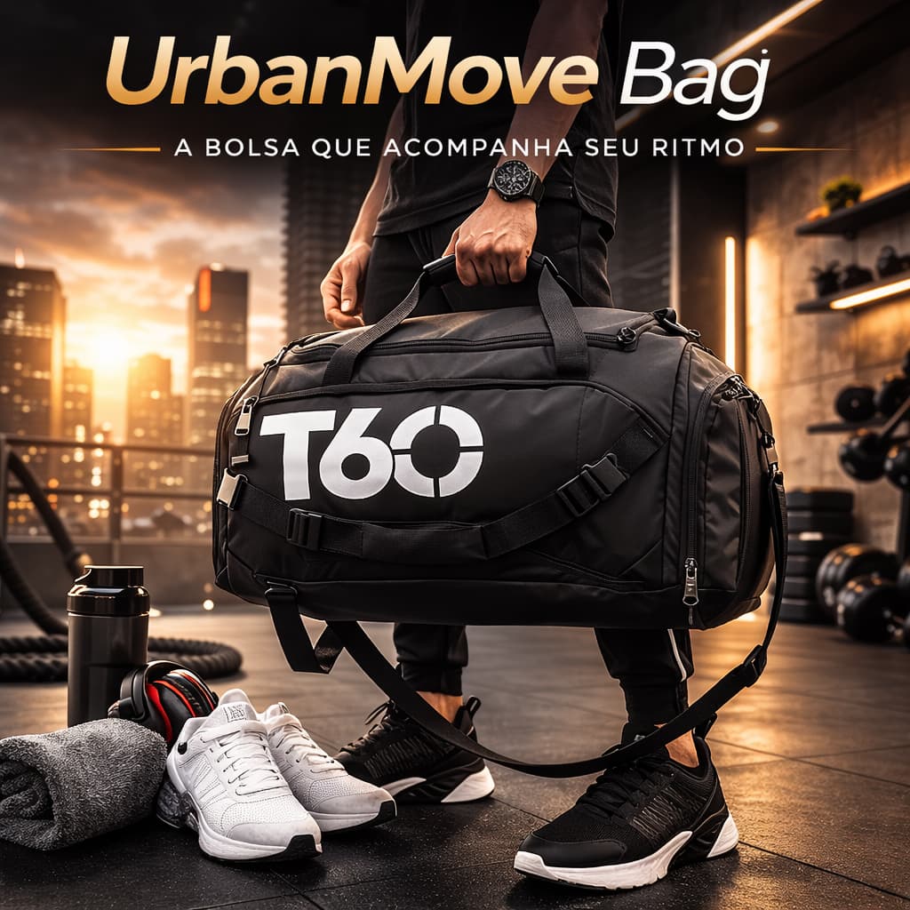 Bolsa Esportiva Multifuncional Bag 3 em 1 | Mochila Academia, Bolsa Viagem Impermeável com Porta Tênis
